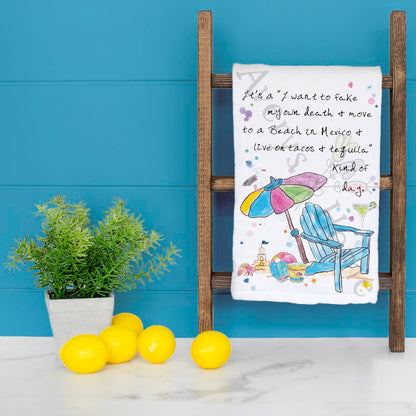 Move to the Beach Tea Towel – Margarita Life Gift