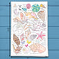 Sea Shell Collector Tea Towel – Beachcomber Gift