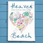 Heaven at the Beach Tea Towel – Coastal Serenity