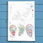 Oyster Shell Tea Towel – Coastal Kitchen Decor