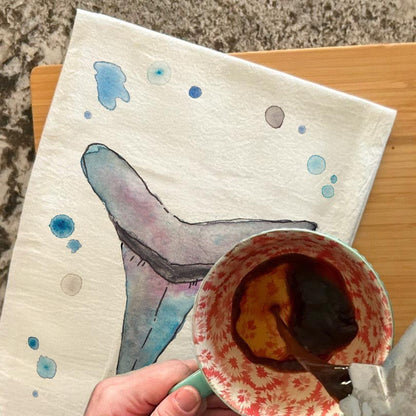 Shark Tooth Souvenir Tea Towel – Ocean Gift