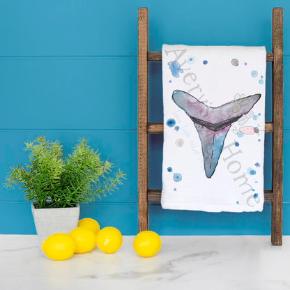 Shark Tooth Souvenir Tea Towel – Ocean Gift