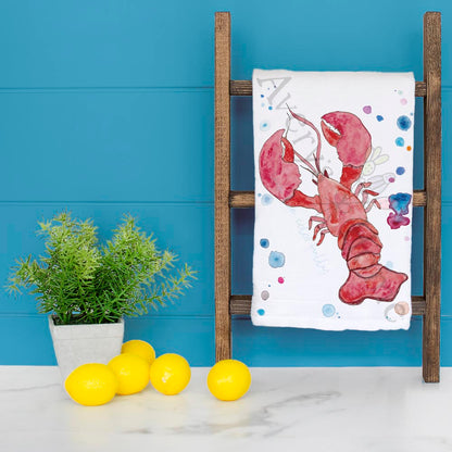 Lobster Tea Towel – Maine Coastal Kitchen Decor