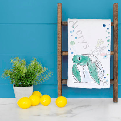Turtle Egg Tea Towel – Whimsical Coastal Decor