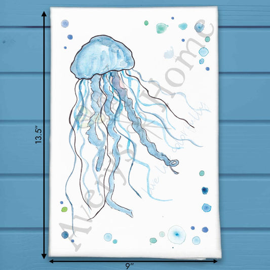 Jellyfish Tea Towel – Deep Sea Decor