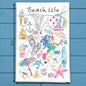 Beach Life Tea Towel – Ocean Lover Gift