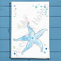 Starfish Tea Towel – Ocean Shell Collector Gift