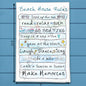 Beach House Rules Tea Towel