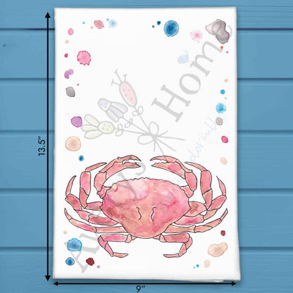 Dungeness Crab Tea Towel – West Coast Kitchen Gift