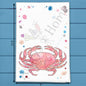 Dungeness Crab Tea Towel – West Coast Kitchen Gift