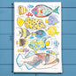 Tropical Fish Tea Towel – Ocean Life Decor