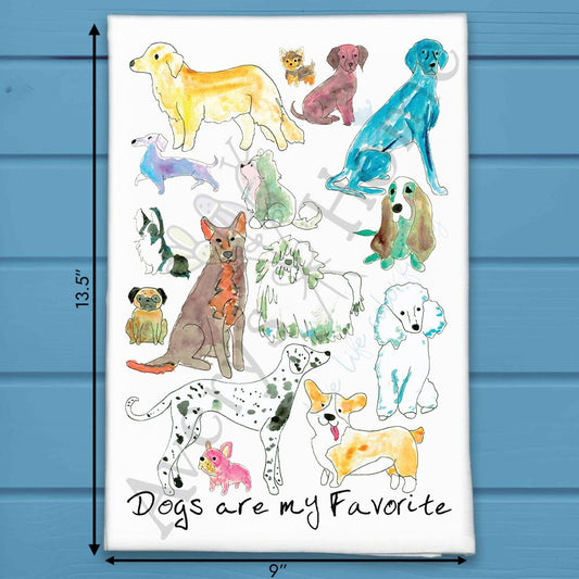 Dog Favorite Tea Towel – Funny Pet Parent Gift