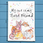 My Cat Best Friend Tea Towel – Whiskered Companion Gift