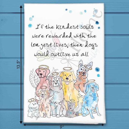 Dog Angels Tea Towel – Pet Sympathy Gift