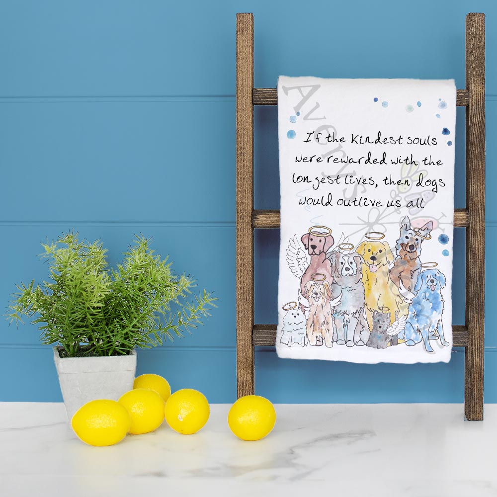 Dog Angels Tea Towel – Pet Sympathy Gift