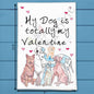 Valentine Dog Tea Towel – Puppy Love Gift