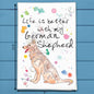 German Shepherd Tea Towel