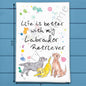 Labrador Tea Towel – Loyal Family Dog Gift
