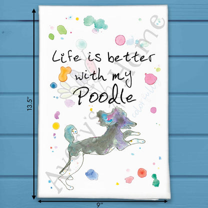Poodle Tea Towel – Fancy Floof Companion