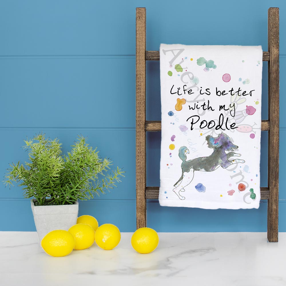 Poodle Tea Towel – Fancy Floof Companion