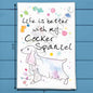 Cocker Spaniel Tea Towel – Floppy-Eared Friend