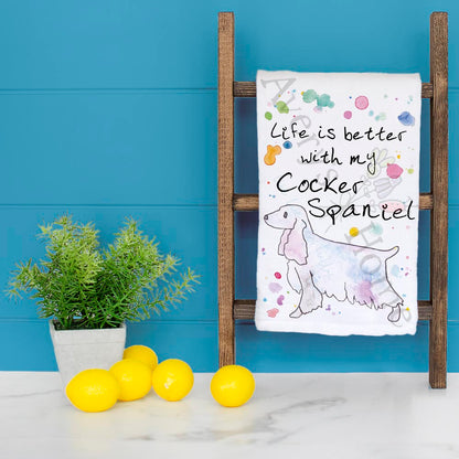 Cocker Spaniel Tea Towel – Floppy-Eared Friend