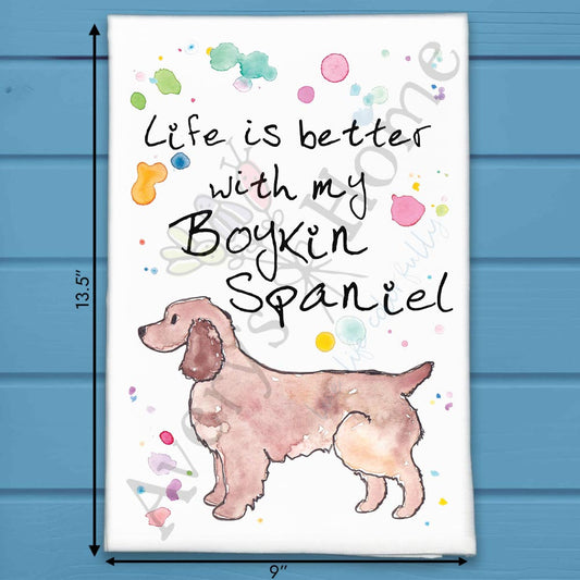 Boykin Spaniel Tea Towel – Southern Dog Charm