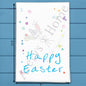 Happy Easter Tea Towel – Spring Bunny Decor
