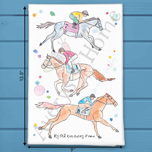 My Old Kentucky Home Tea Towel – Derby Season Decor