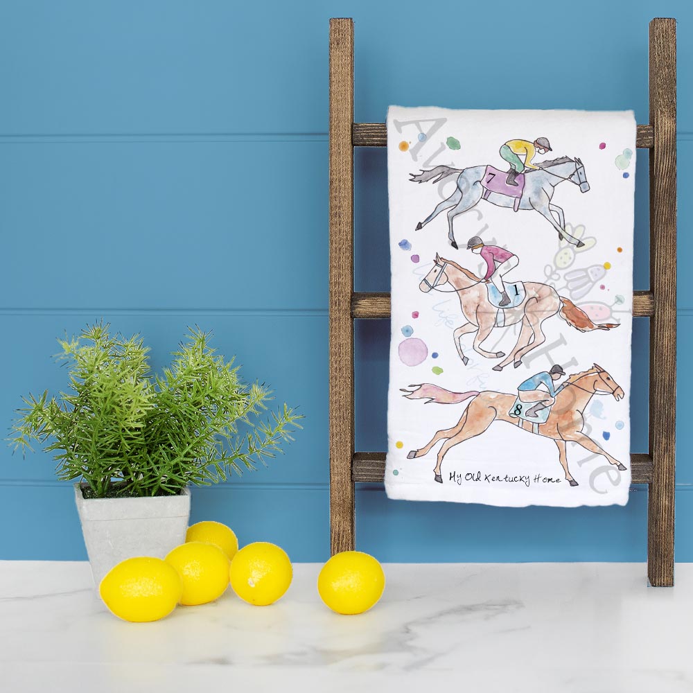 My Old Kentucky Home Tea Towel – Derby Season Decor