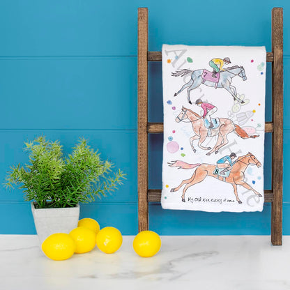My Old Kentucky Home Tea Towel – Derby Season Decor