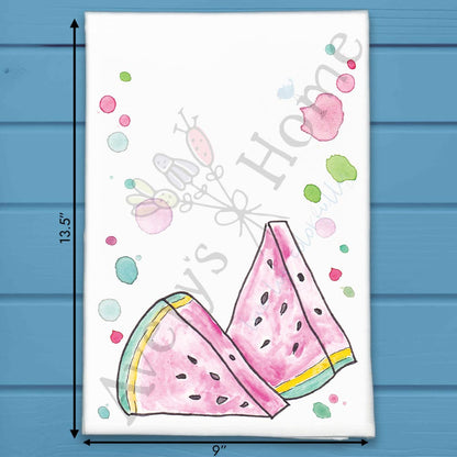 Watermelon Festival Tea Towel – Summer Fruit Decor