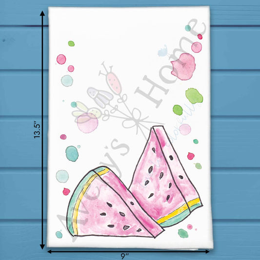 Watermelon Festival Tea Towel – Summer Fruit Decor