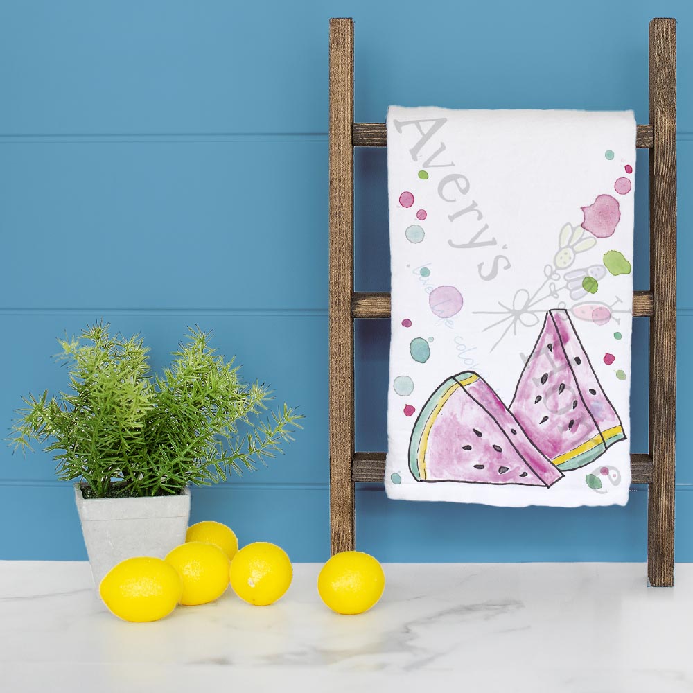Watermelon Festival Tea Towel – Summer Fruit Decor