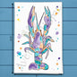 Crawfish Mardi Gras Tea Towel – Cajun Celebration Decor