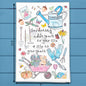 Gardening Adds Years Tea Towel – Sentimental Garden Gift