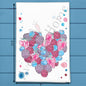 Berry Heart Tea Towel – Summer Love Garden Decor
