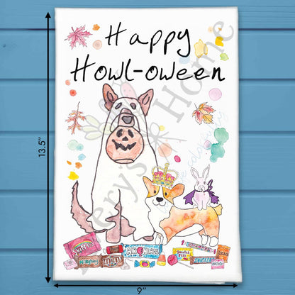 Halloween Dogs Tea Towel – Spooky Pup Fun
