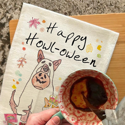 Halloween Dogs Tea Towel – Spooky Pup Fun