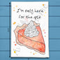 Pumpkin Pie Tea Towel – Dessert Humor Decor