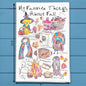 Favorite Things Fall Tea Towel – Autumn Sentiment Gift