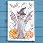 Bat Dog Costume Tea Towel – Halloween Pup Parade