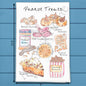 Peanut Snack Tea Towel – Southern Kitchen Decor