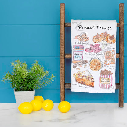Peanut Snack Tea Towel – Southern Kitchen Decor