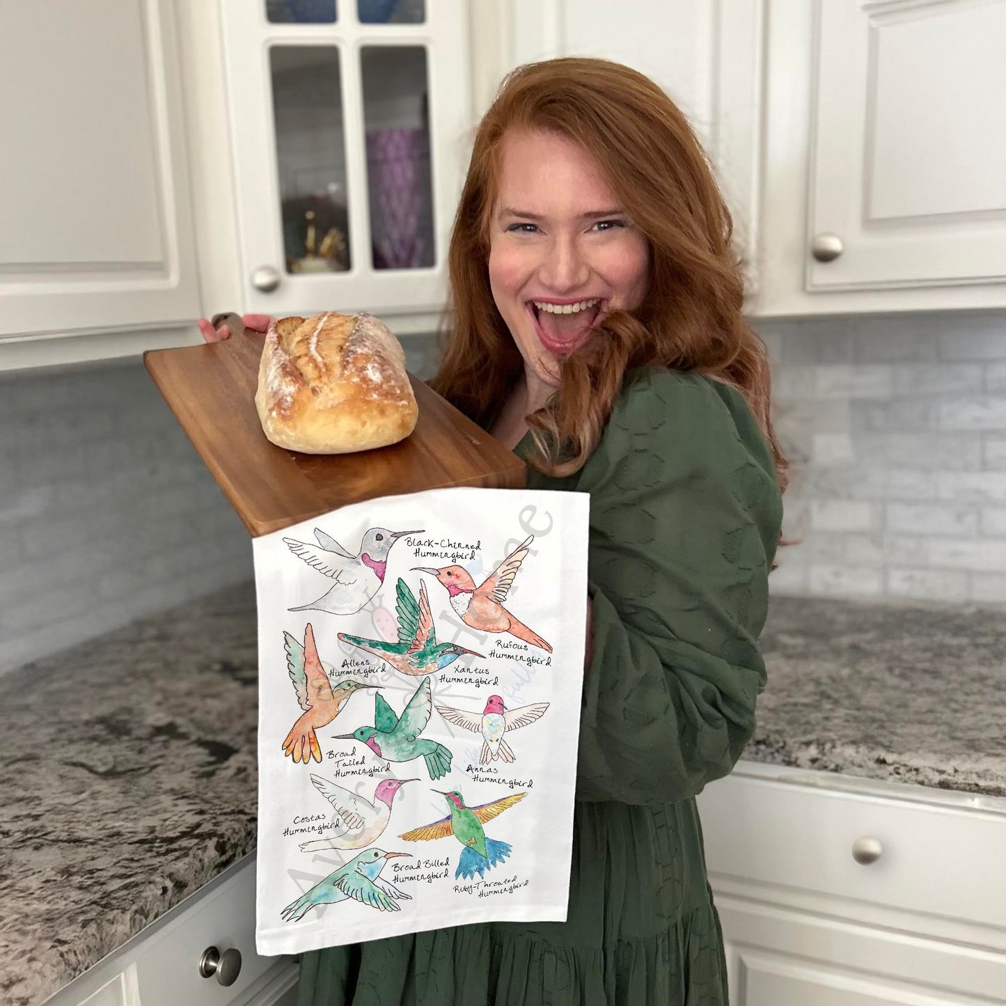 Hummingbirds of North America Tea Towel – Birdwatcher Gift