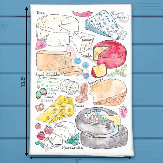 Cheese Lover Tea Towel – Entertaining Decor