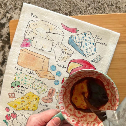 Cheese Lover Tea Towel – Entertaining Decor