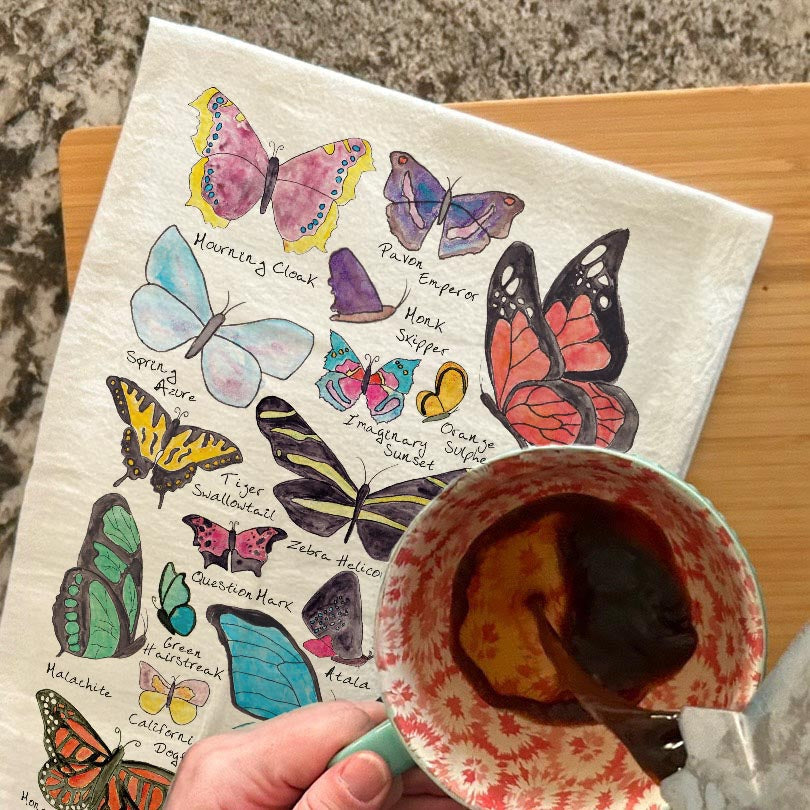 Butterflies of the USA Tea Towel – Collector Garden Decor