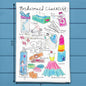 Bridesmaid Checklist Tea Towel – Wedding Party Gift
