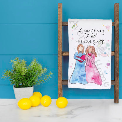 Bridesmaid Ask Tea Towel – Proposal Gift